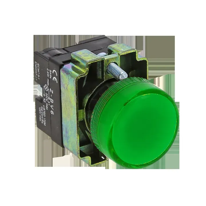 Лампа сигнальная BV63 зеленая 24В EKF xb2-bv63-24