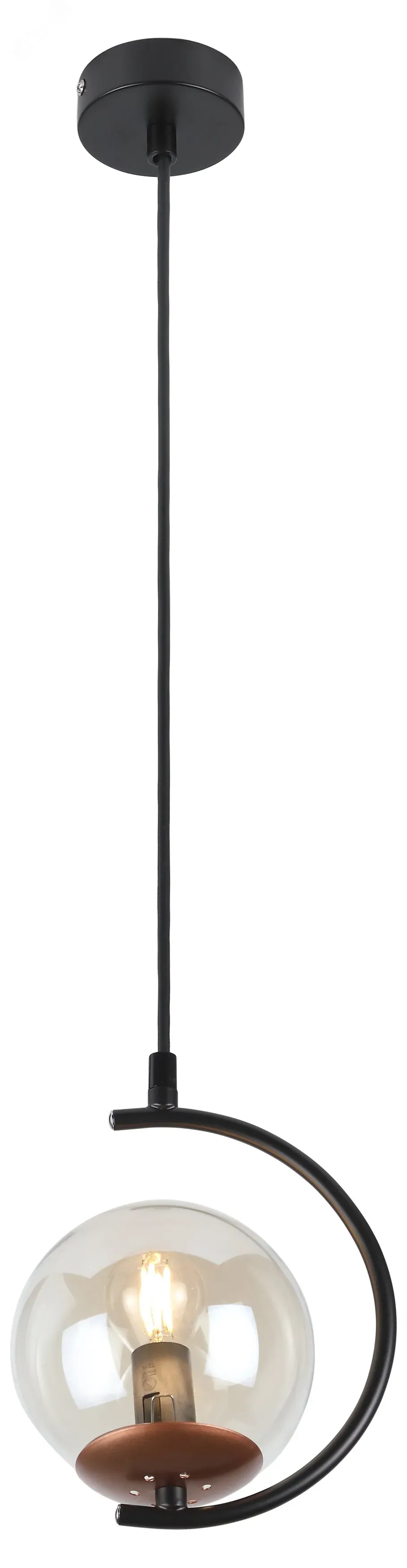 Светильник подвесной (подвес) Marlen 3103-201 1 * E14 40 Вт модерн Rivoli Б0051254