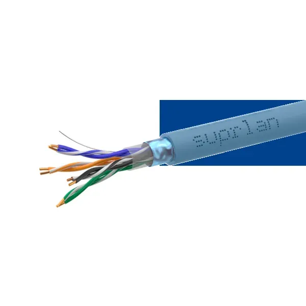 Витая пара SUPRLAN Premium F/UTP 5e 4x2x0.52 Cu нг(А)-LSLTx Project In. 305м (RUS Синий)