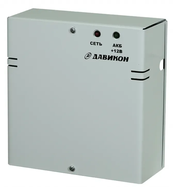 Источник вторичного электропитания резервированный 12В 5А Давикон ИВЭПР-1250А