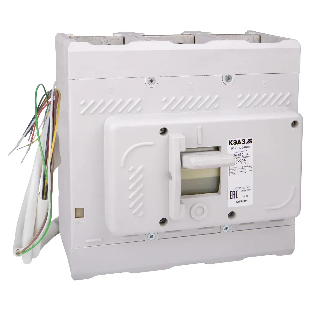 Выключатель автоматический ва51-39-341816-630а-4000-690ac-нр230ac/220dc-ухл3 КЭАЗ 220973