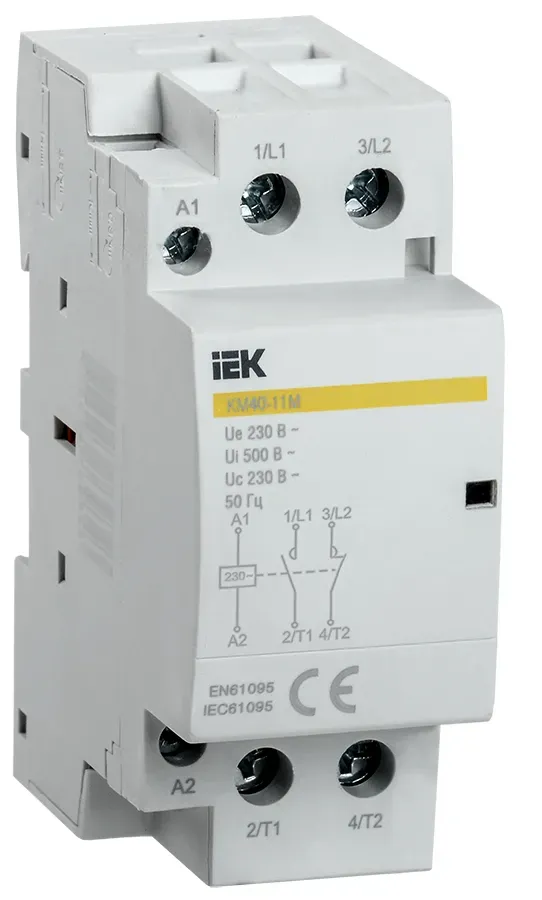 Контактор модульный КМ40-11M AC IEK MKK11-40-11