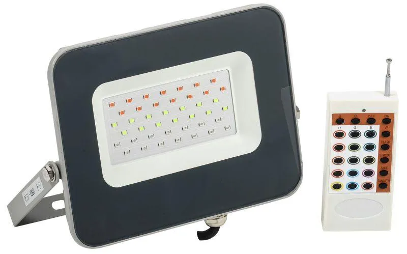 Прожектор светодиодный сдо 07-30rgb multicolor ip65 серый iek IEK LPDO7RGB-01-30-K03