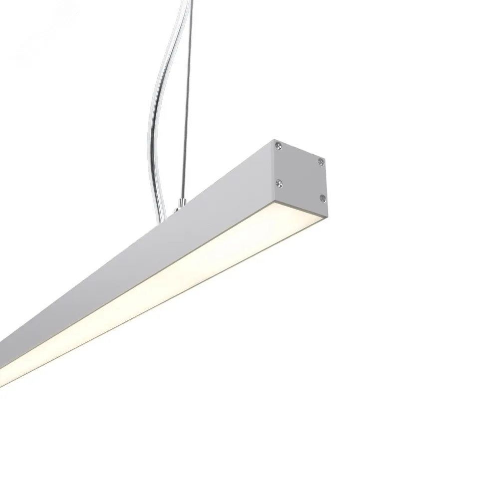 Светильник светодиодный RVE-PLS2825-1940-P (Линейный 1940x28x25мм 50Вт подвесной 4000K Серый 9006) RVElektro RVE00008011