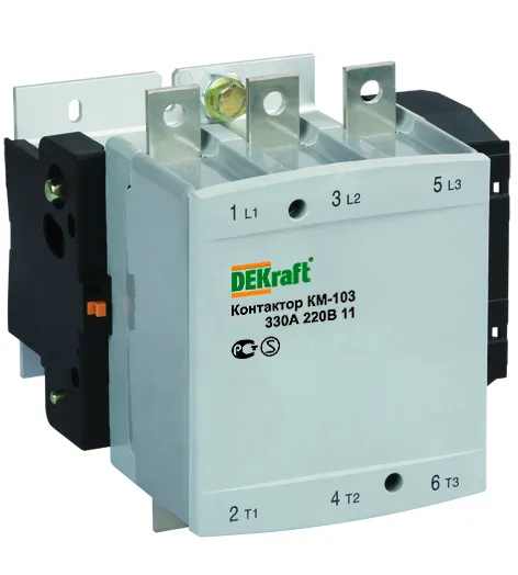 Контактор КМ-103, 330А, 400В, AC3 SE (Dekraft) 22161DEK