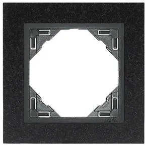 Efapel 90910 TGS Одиночная рамка, натуральный гранит/серый Efapel 90910 TGS