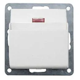 Ecoplast Накладка для выключателя гостинничного для включения с помощью карточки (белый) LK60 Экопласт 860704