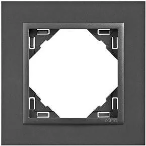 Efapel 90910 TSS Одиночная рамка, серый/серый Efapel 90910 TSS