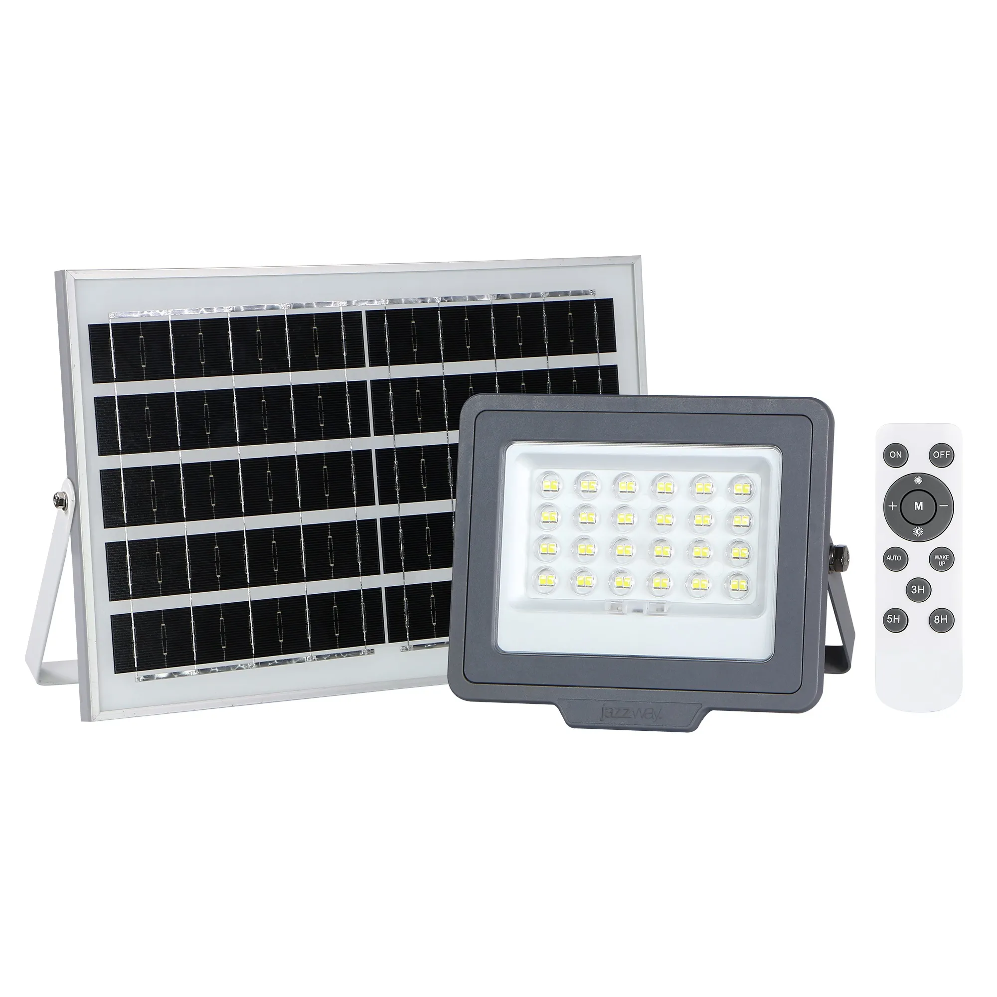 Прожектор светодиодный led до-50вт 6500к 480 лм ip65 с солнечной панелью JAZZWAY 5044395