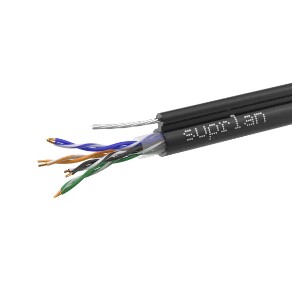Витая пара suprlan median utp 5e 4x2xawg24 cu pe out. t-fg8 (трос) 305м (rus) СУПР 01-0336-1