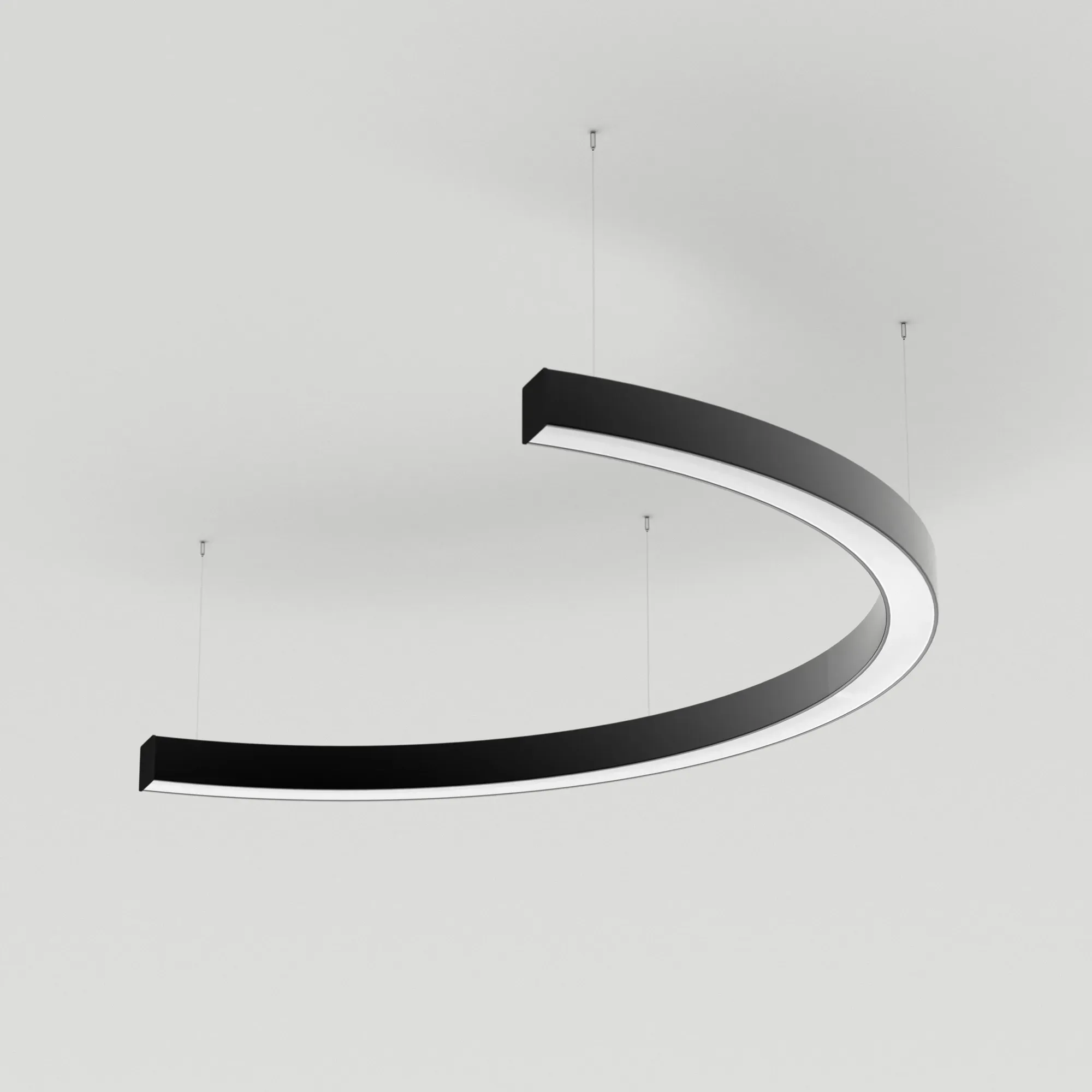 Светильник SP-LINE-HANG-ARC-C3535-D800-34W Day4000 (BLACK, 230V) (металл) Arlight 034015(1)