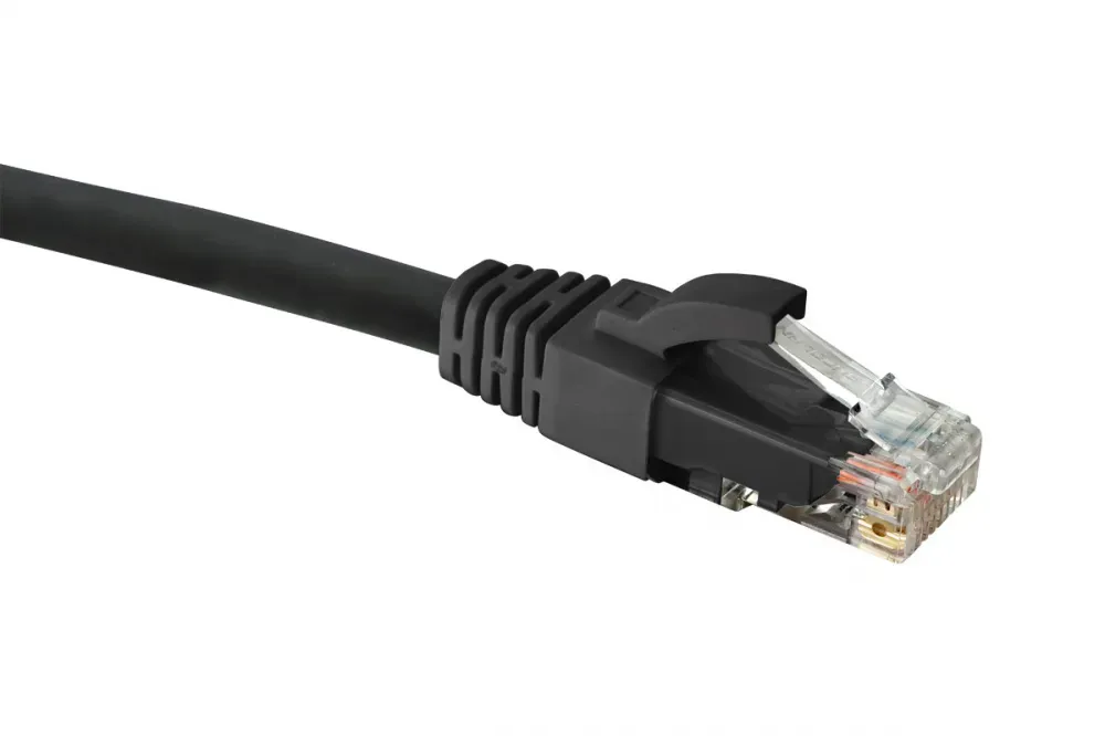 Патч-корд CAT6 U/UTP LSZH черный 5м