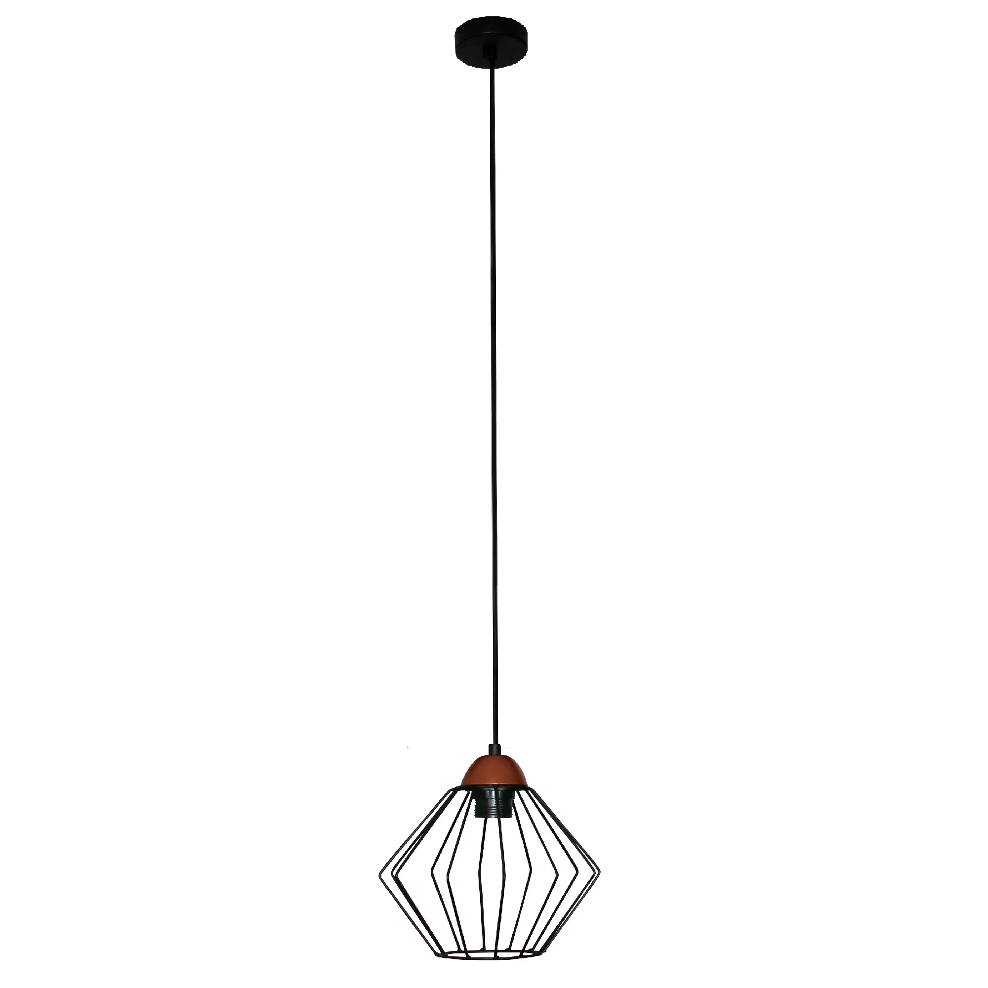 Светильник Конти 211 черн.муар медь (Плафон Ромб) НСБ 01-60-169 Е27 ИМ ЭЛЕТЕХ 1005405024