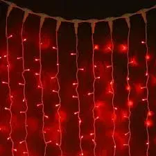 Световой занавес 925LED 2.5х3м уличный красный Jazzway 4607144111607