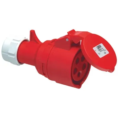 Розетка кабельная ip44 16a 3p+e 400v ДКС DISC040164