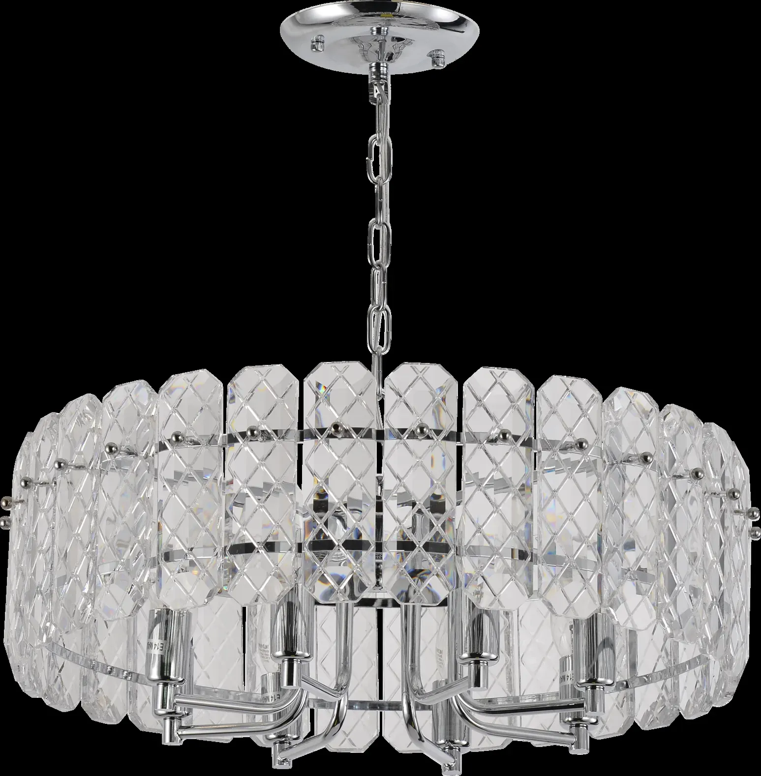 Люстра Whitney 1050-308 8 х Е14 40 Вт хрусталь (Б0061222) Rivoli