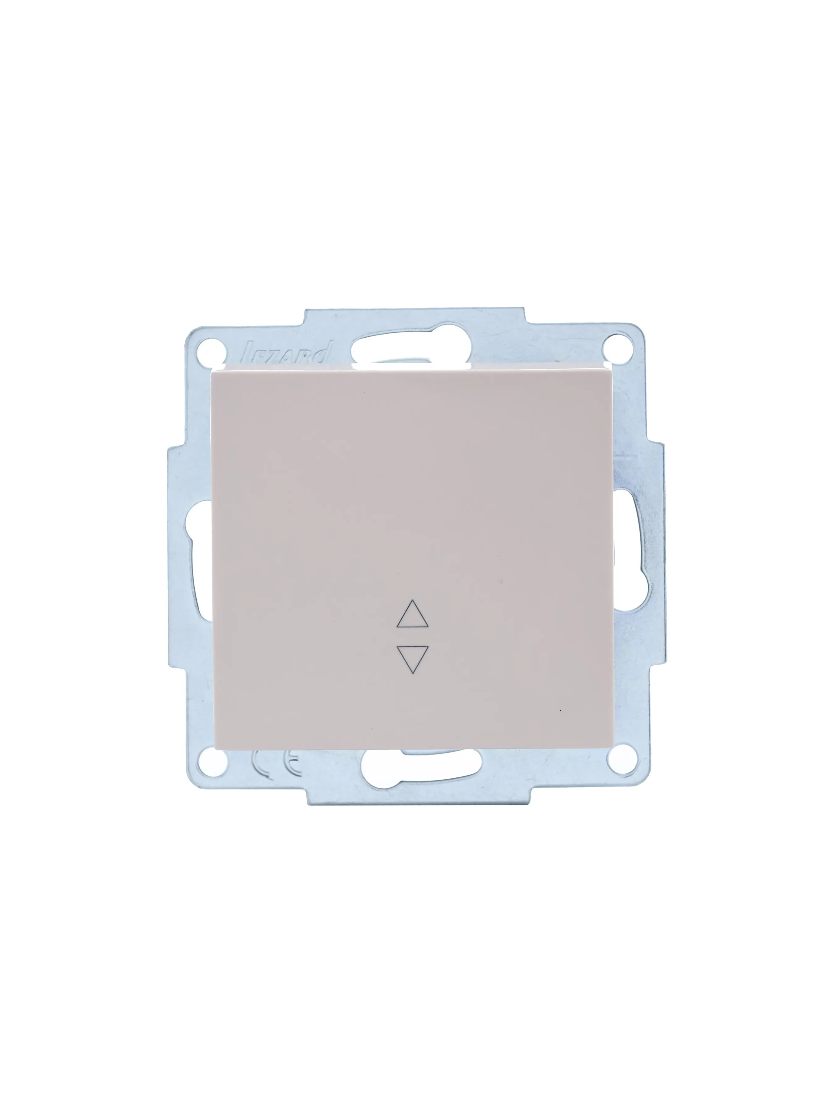 Vesna Выключатель прох-ой цв. крем Lezard 742-0388-105