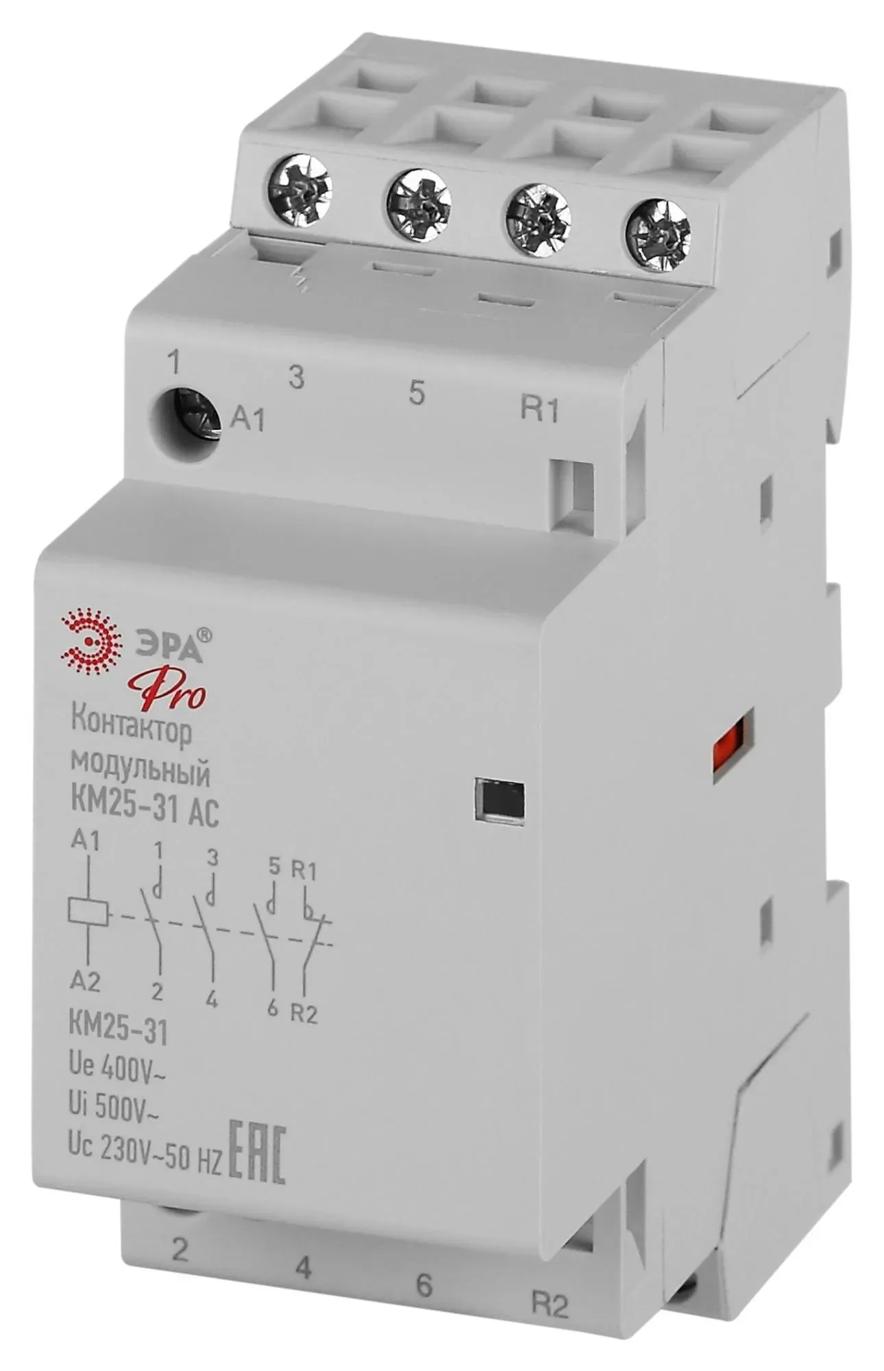 Контактор модульный PRO NO-902-331 КМ25-31 АС ЭРА Б0062319