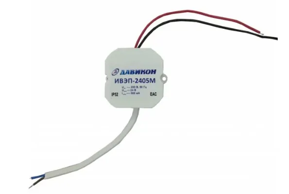 Источник вторичного электропитания 24В 0,5А Давикон ИВЭП-2405М