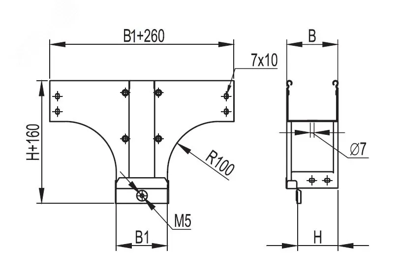 Трансформатор тока CT60 800A, класс 0.5S, 10ВА