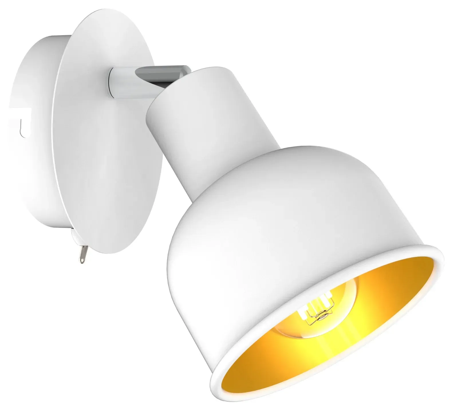 Светильник настенно-потолочный спот Esmeree 7056-701 1 х Е14 40 Вт поворотный с выключателем Rivoli Б0054742