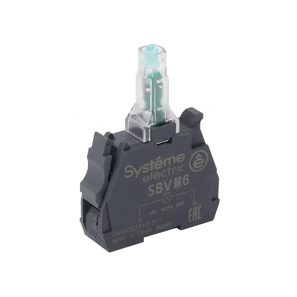 Световой блок синий LED 230-240В АС SE (Systeme) SBVM6