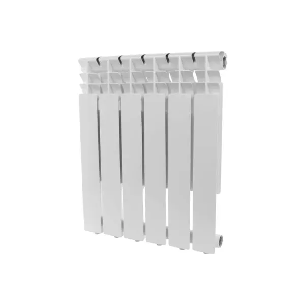 Радиатор алюминиевый секционный 500/78/6 боковое подключение Rommer RG008P2HS8PGOM