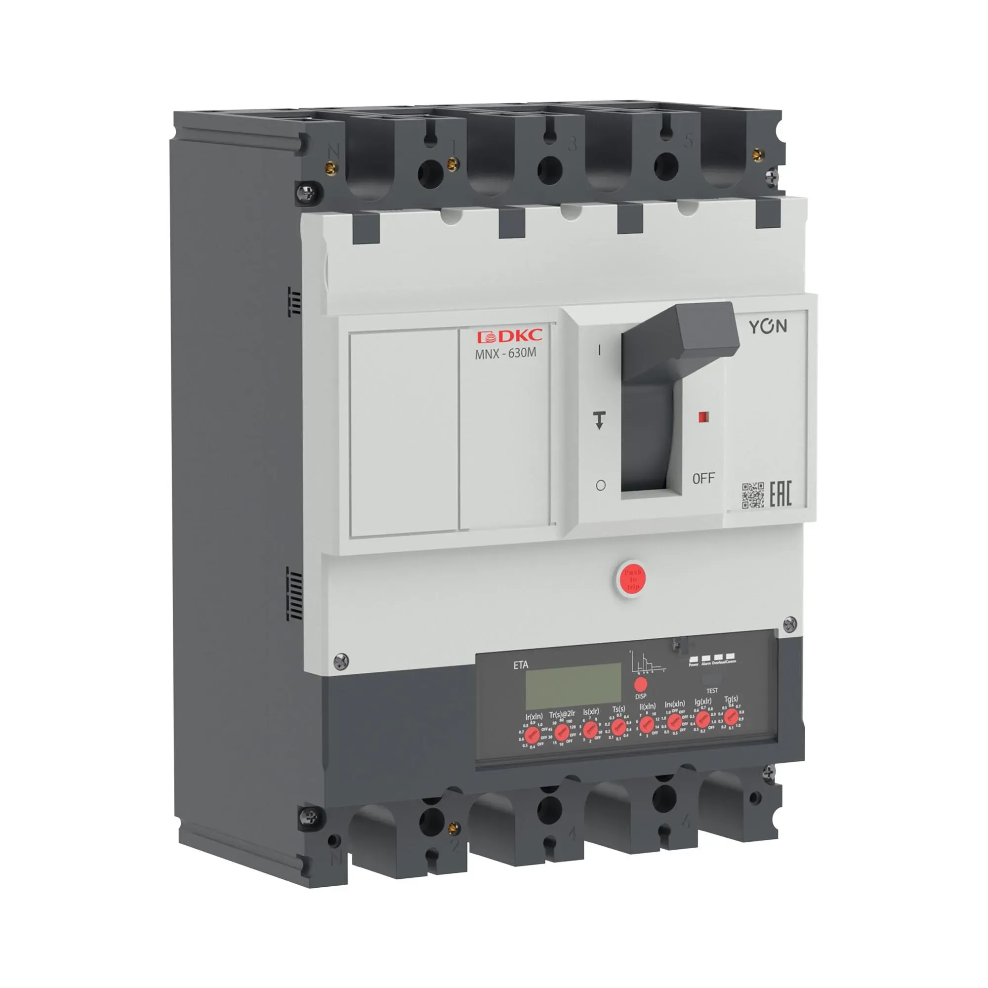 Авт. выкл. yon pro mnx630m 4p 630a 100ka при ac415v расц. eta ДКС MNX630M4PETA0630