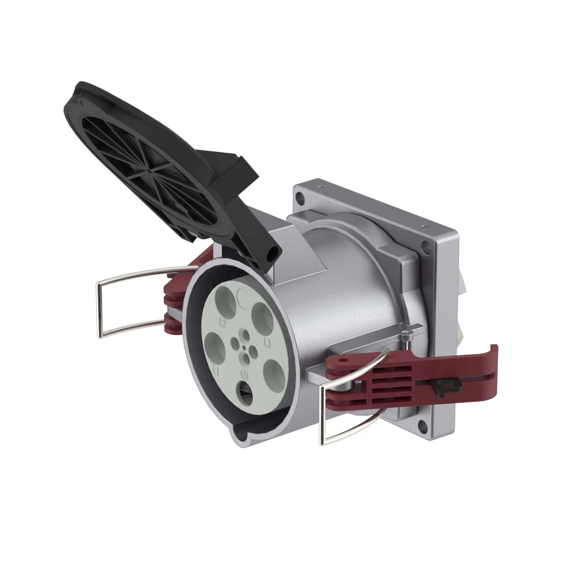 Розетка панельная pss ip67 250a 3p+e+n 690в ДКС PSS656-250-69