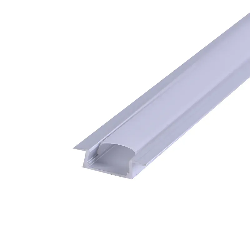 Комплект врезного алюминиевого профиля с рассеивателем 22х6мм 1м REXANT 146-405-1