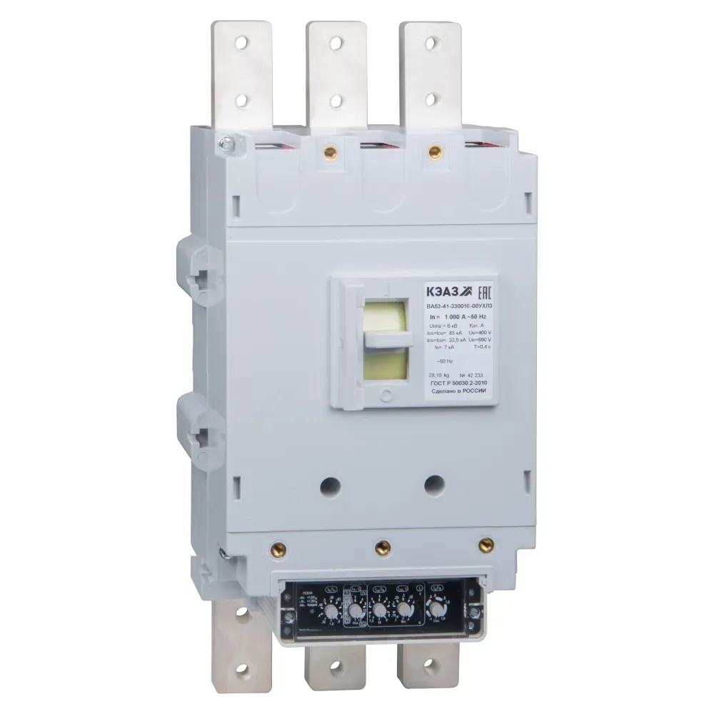 Выключатель автоматический ва53-41-330016-250а-690ac-ухл3- КЭАЗ 273035
