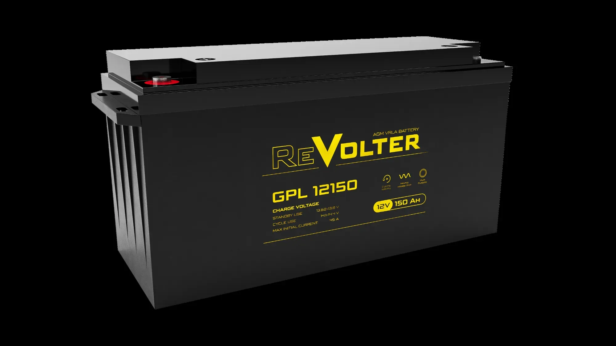 Аккумуляторная батарея Revolter GPL 12В 150Ач Revolter GPL 12150