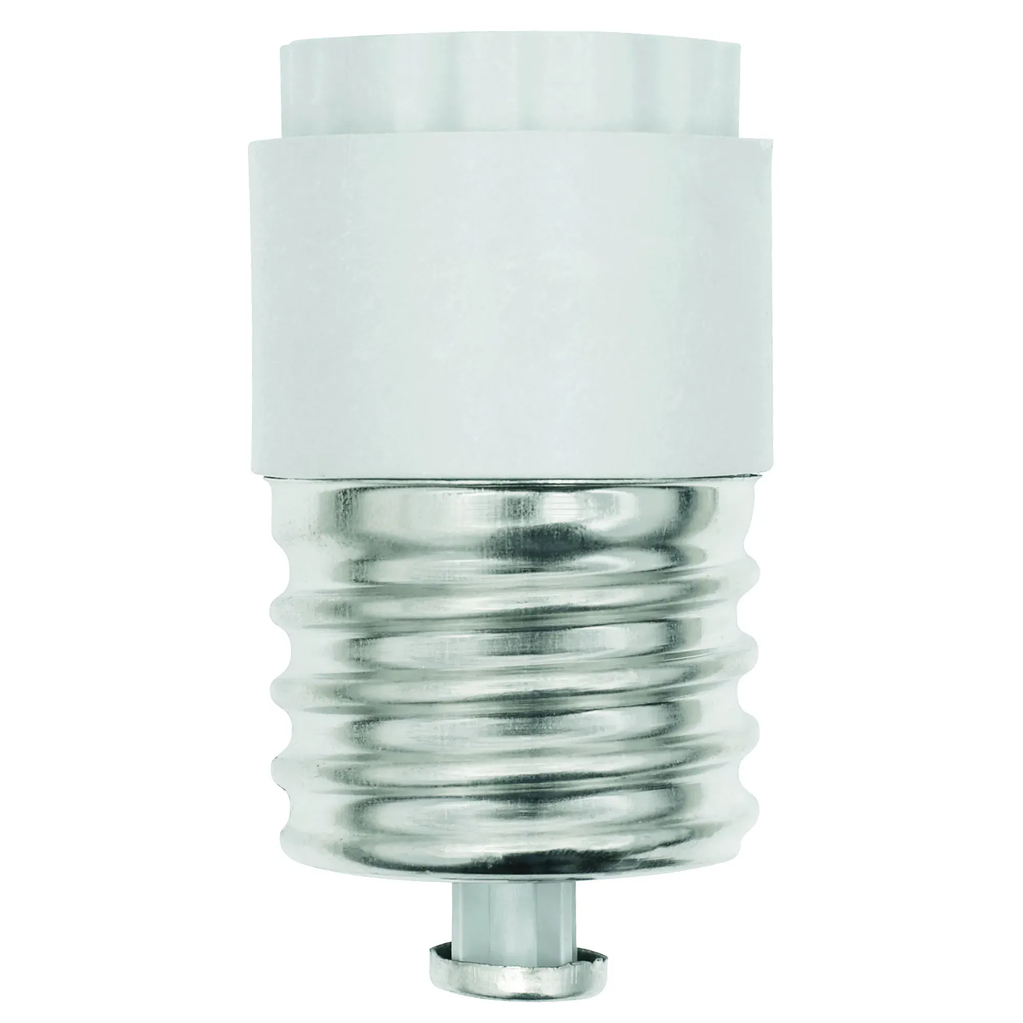 Переходник для цоколей с E40 на E27 LH40-27L BASE ADAPTOR белый Uniel 00719