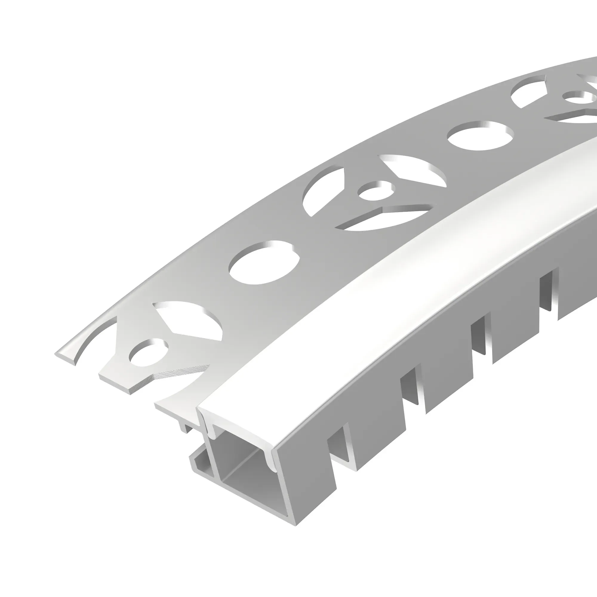 Профиль FANTOM-BENT-W12-TOP-EDGE-2000 ANOD (Arlight, Алюминий) Arlight 040328(1)