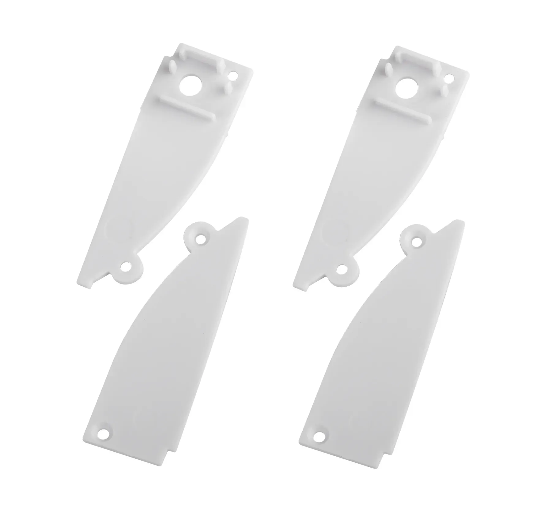 Набор заглушек 9818-3 профиля 9818 2шт глухие 2шт с отверстием ЭРА Б0062788