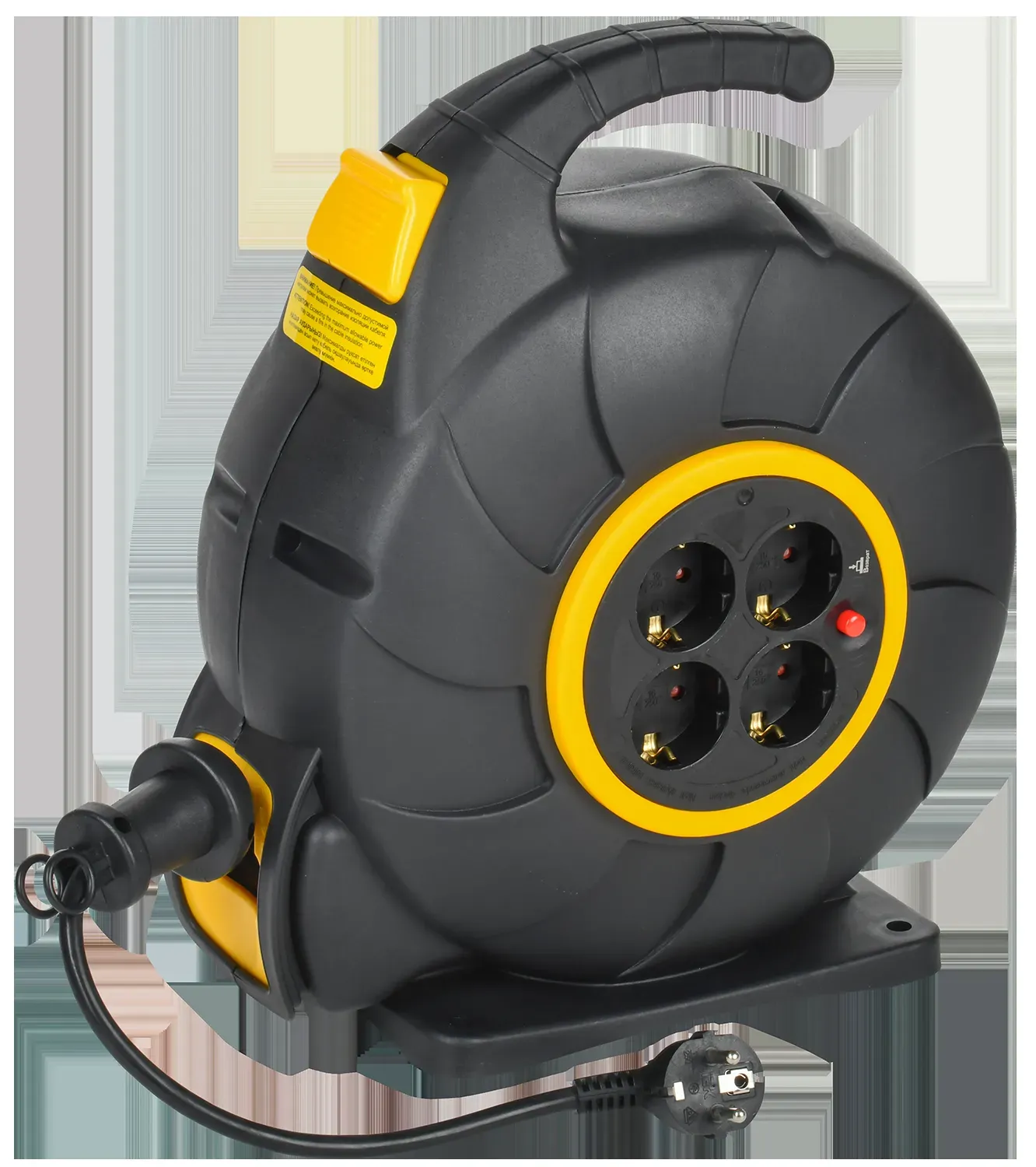 TWIST Катушка УК20 4мест. 2P+PE/20м 3х1,5мм2 автосм. IEK IEK TW-KP27-16-04-20