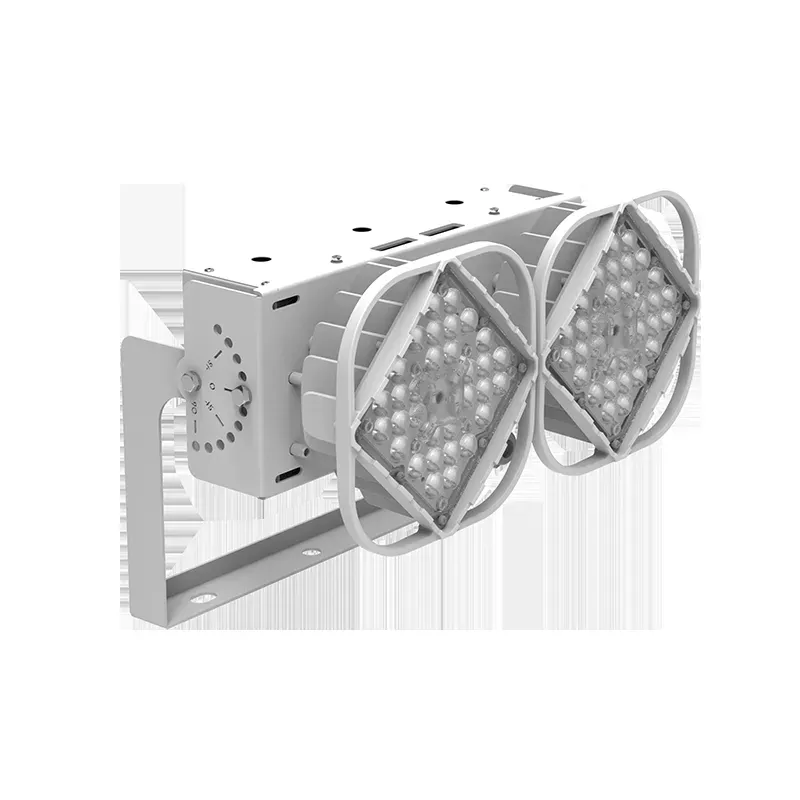 Светодиодный прожектор airqub 500 вт 4000 k 10 град ral7045мр dali ВАРТОН V1-I0-702X4-04D27-6550040