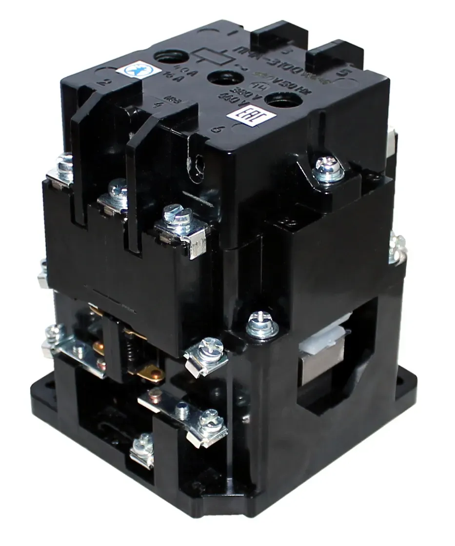 Пускатель электромагнитный ПМА-3100 УХЛ4 В, 220В/50Гц, 2з+2р, 40А, нереверсивный, без реле, IP00 Электротехник ET522440