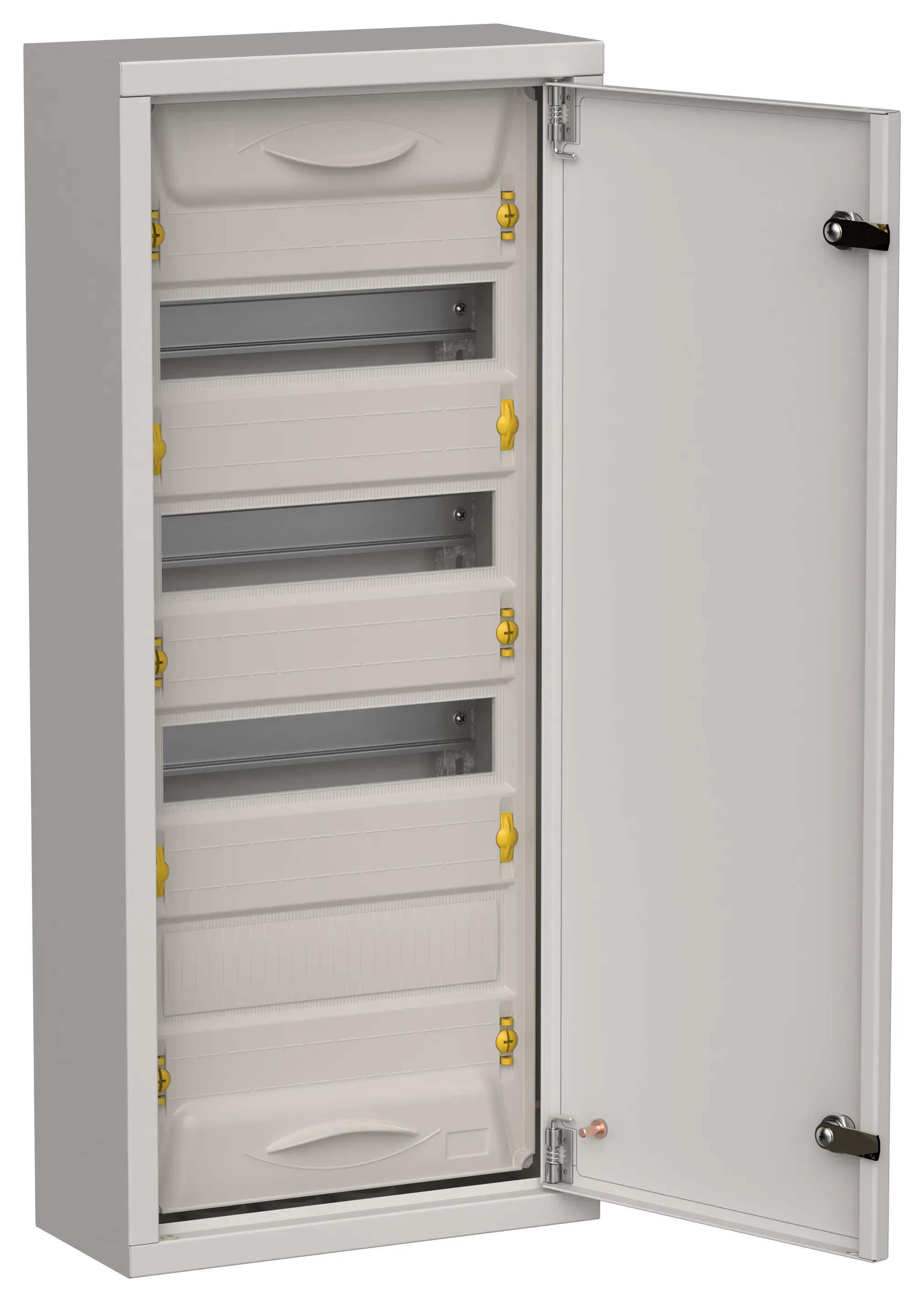 Titan 5 корпус металлический щрн-48 (1х48) 710х310х140мм ip31 серый (одна дверь) iek IEK TI5-50-N-048-31-7035