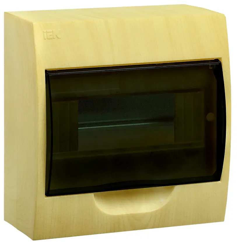 Корпус модульный пластиковый навесной щрн-п-8 (сосна) ip41 IEK MKP12-N-08-41-K34