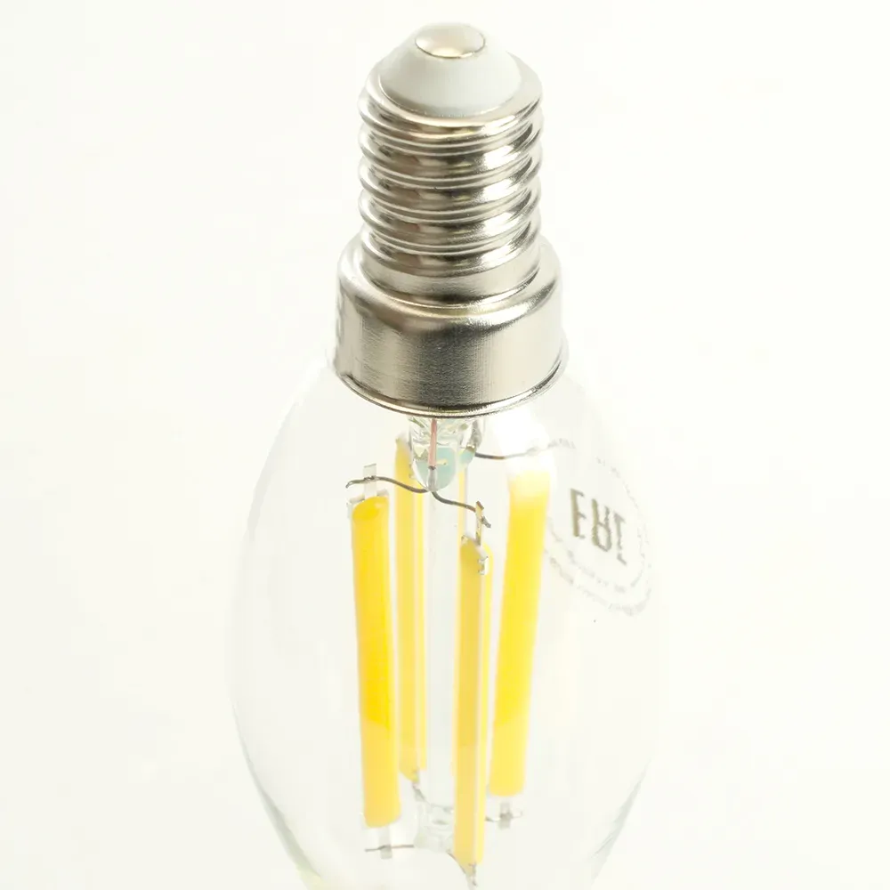 Лампа светодиодная LED 6вт Е14 теплый свеча на ветру FILAMENT Feron.PRO