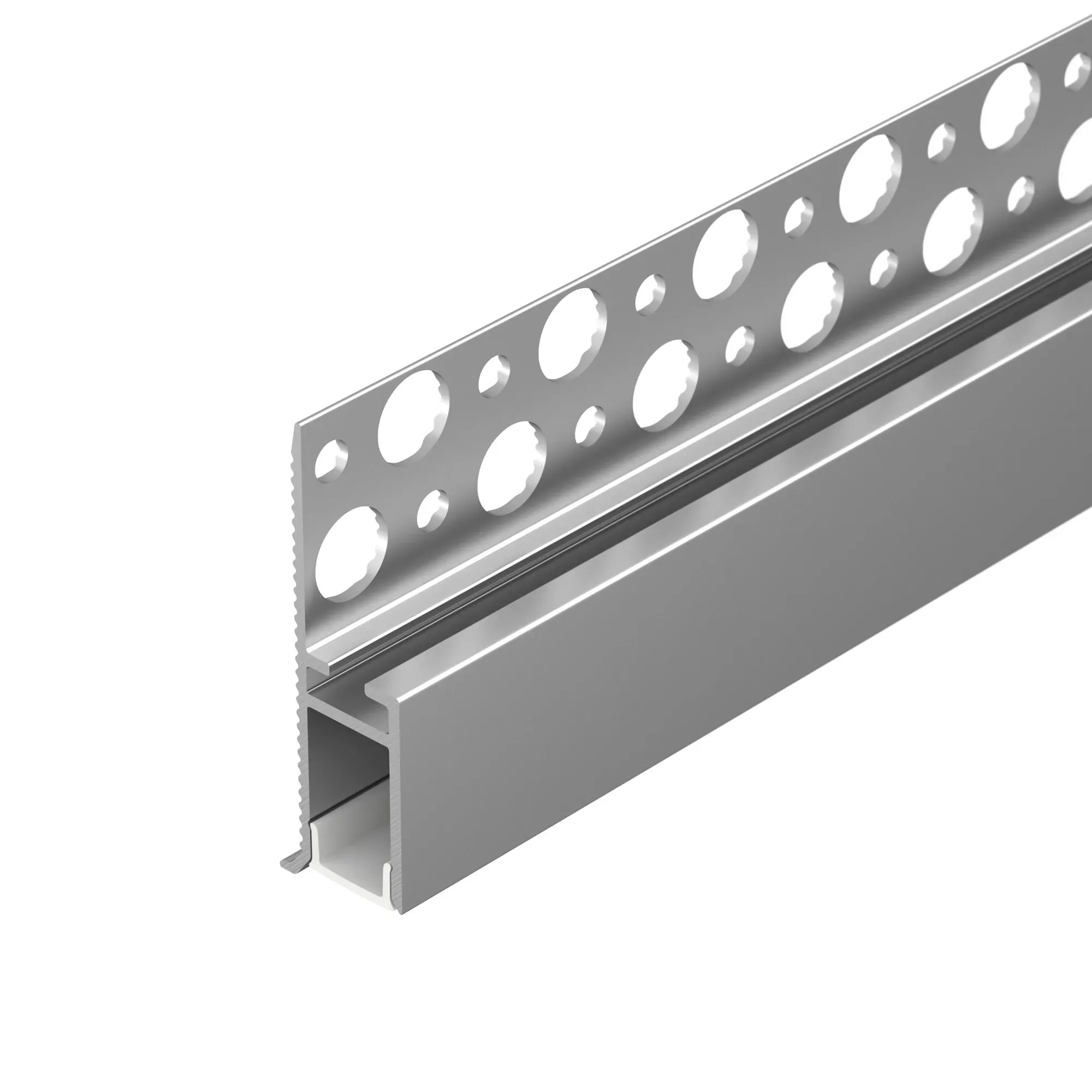 Профиль WALL-FANTOM-W10-2000 ANOD (Алюминий) Arlight 043692