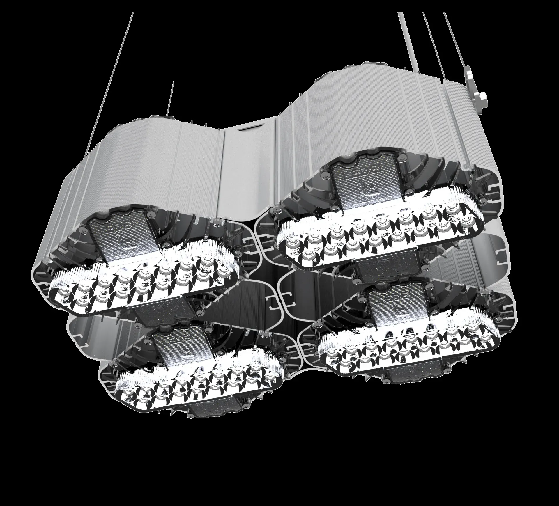 Светильник l-lego ii 220 178вт 23142лм к15 5,0к усеч.корп ip66 LEDEL LII100