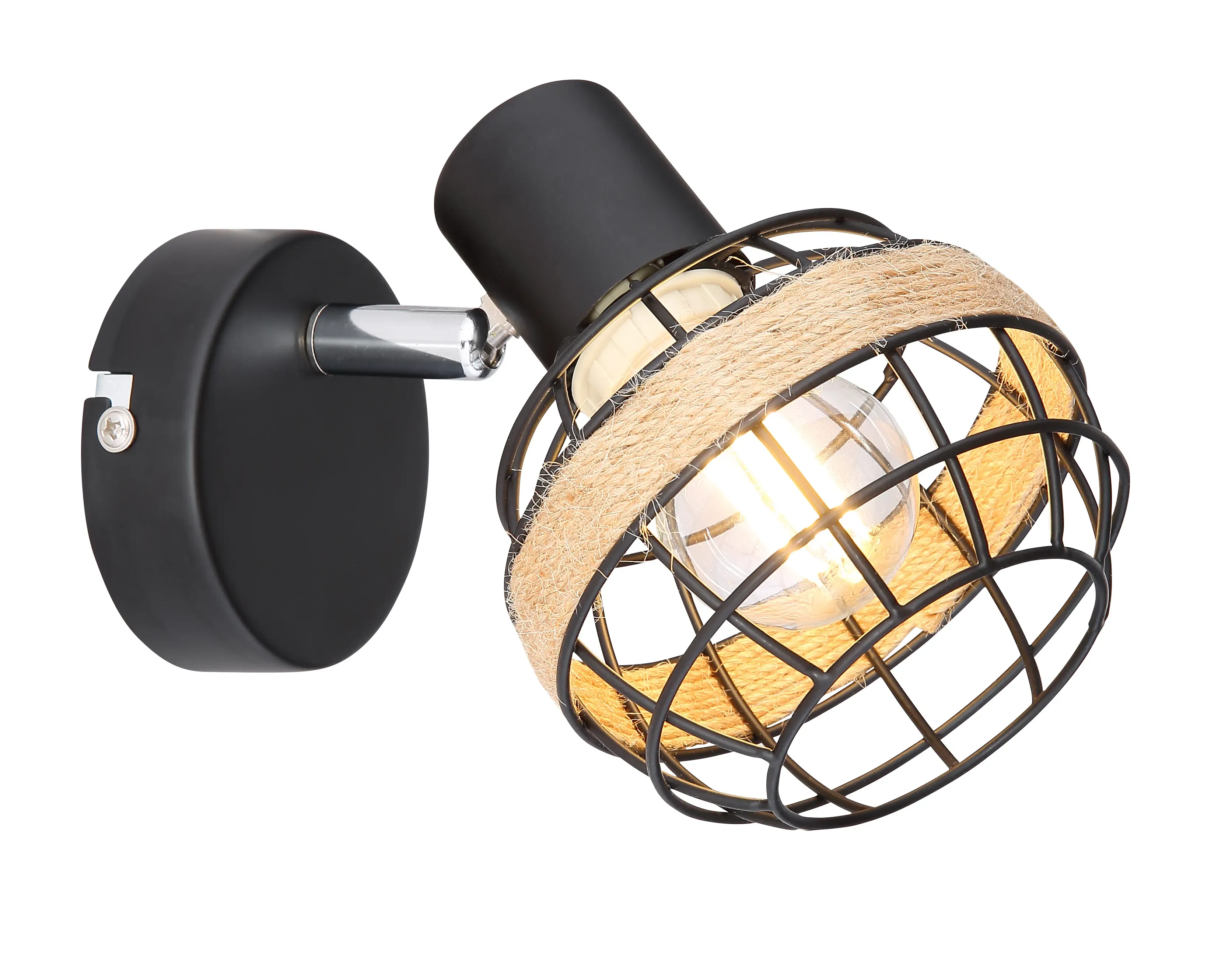 Светильник настенно-потолочный спот Fedora 7033-701 1 х E14 40 Вт поворотный Rivoli Б0047139