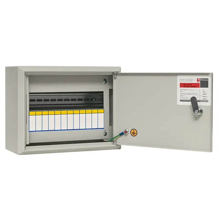 Щит распределительный навесной щрн-12з ip31 220х300х120 с замком EKF MB21-12