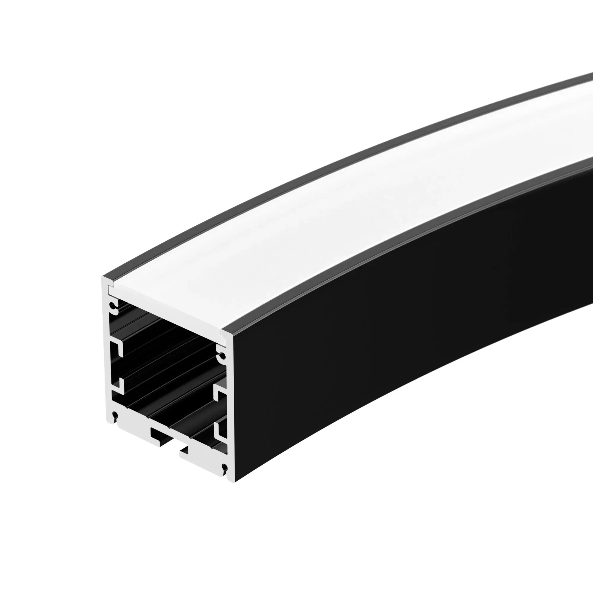 Профиль SL-ARC-3535-D800-A45 BLACK (320мм, дуга 1 из 8) (ARL, Алюминий) Arlight 027640