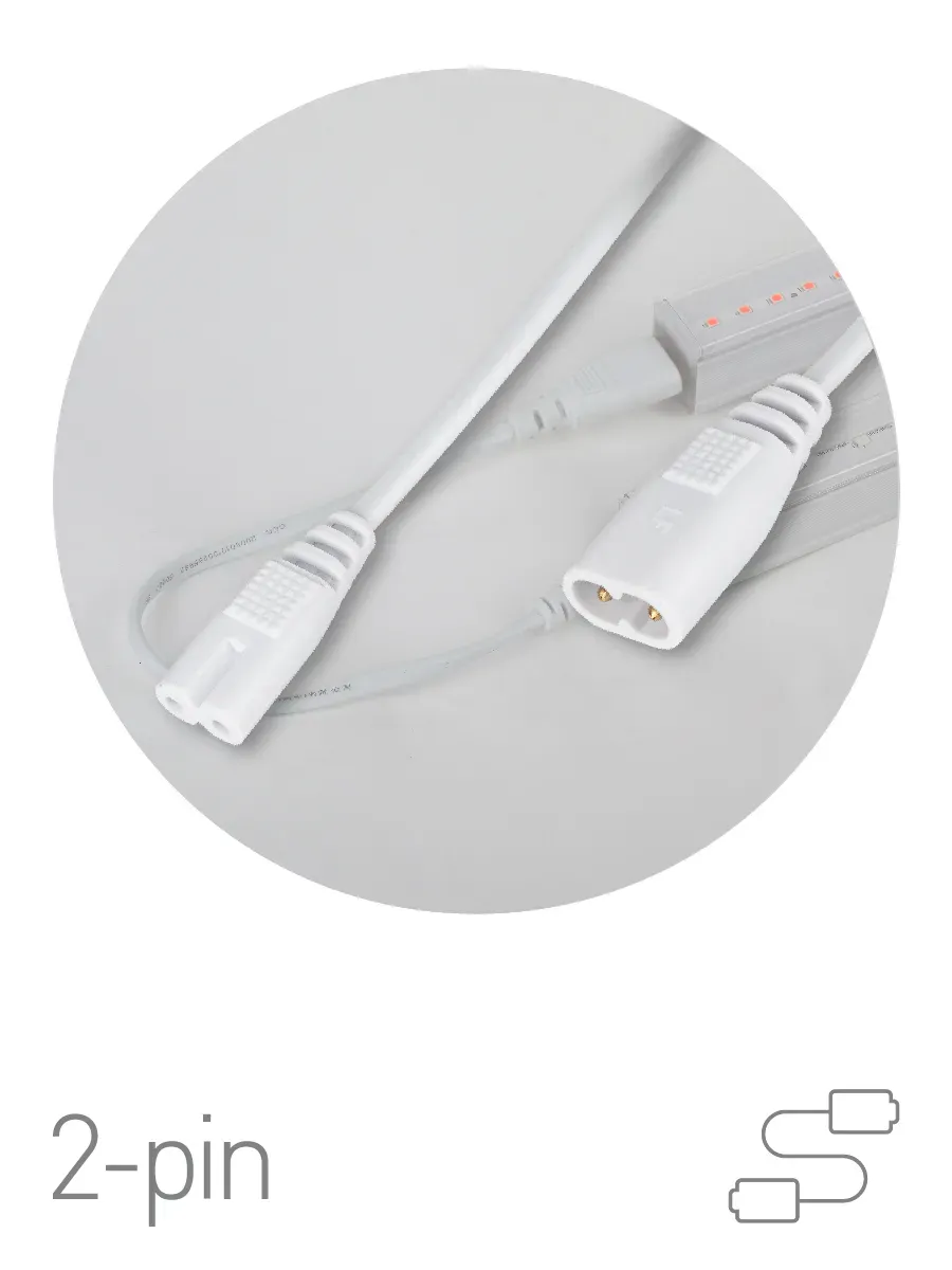 Кабель соединительный для фитолампы FITO-wire v.2 0.5 м коннекторы IEC C7- IEC C8 ЭРА Б0061567