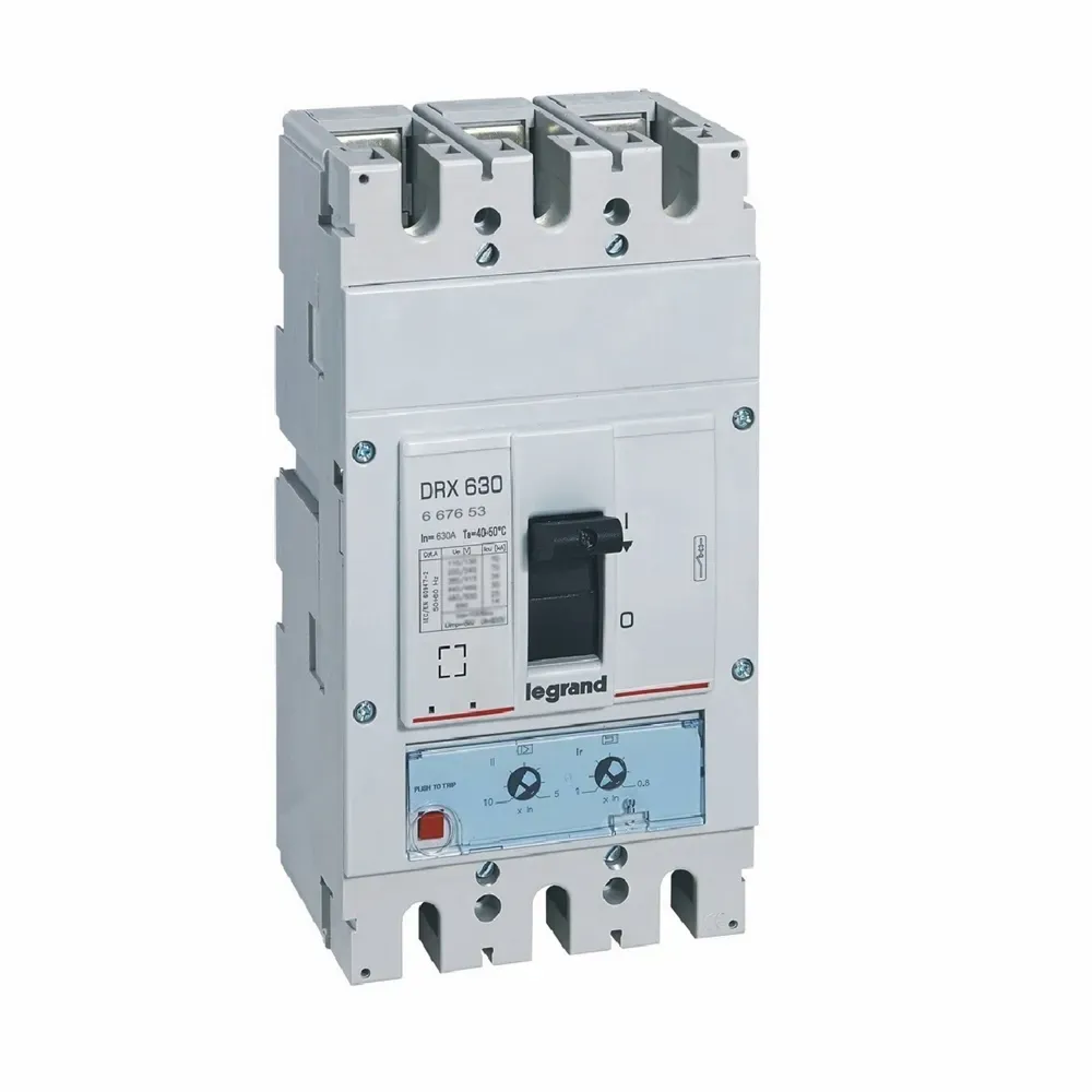 Выключатель автоматический drx630 термомагнитный 630a 3п 36ка в литом корпусе LEGRAND/DACCORD 667653