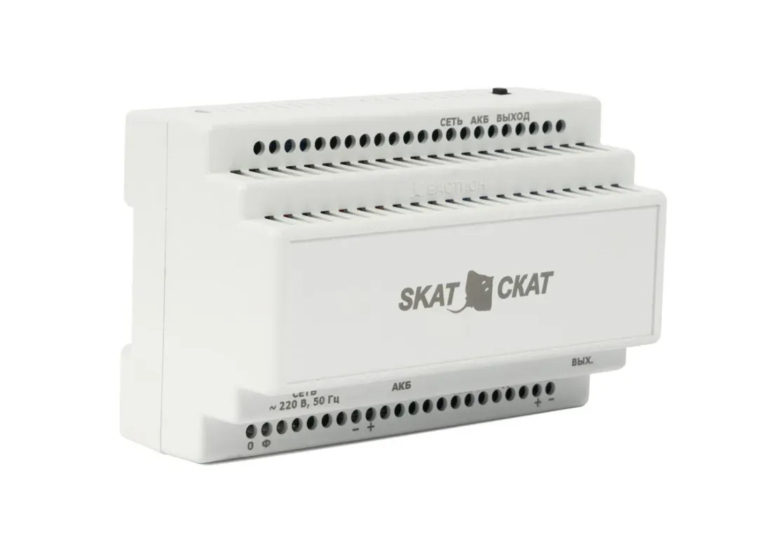 Источник вторичного электропитания СКАТ ИБП-24/1-3,2Li-DIN Бастион 600