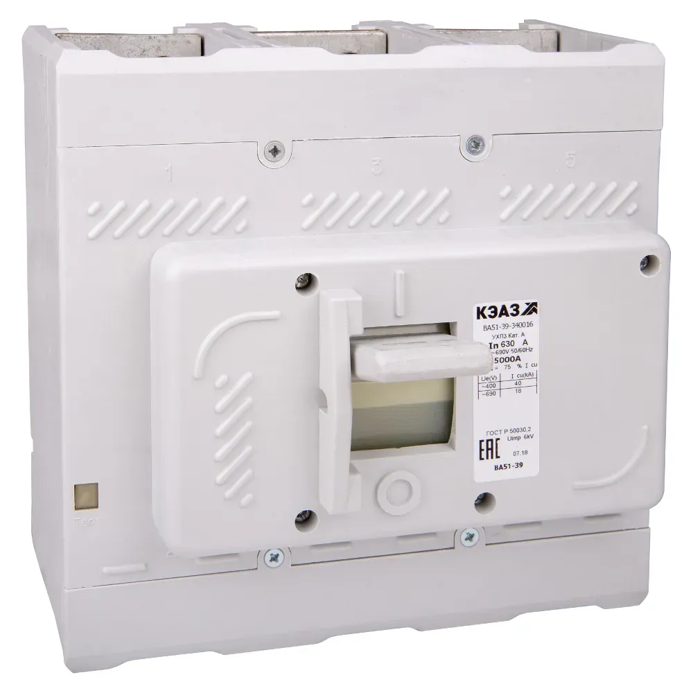 Выключатель автоматический ва51-39-340016-630а-5000-690ac-ухл3 КЭАЗ 220874